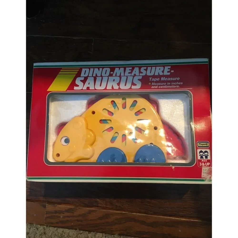 Vintage 1986 Playwell Dino-Measure-Saurus